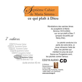 Septième Cahier de Maria Simma : ce qui plaît à Dieu - livre audio