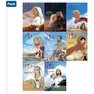 Ictus -Les huit premiers tomes 1, 2, 3, 4, 5, 6, 7,8 - BD d'après L'Évangile tel