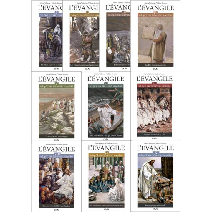 L'Évangile tel qu'il m'a été révélé simplifié - LOT des tomes 1 à 10