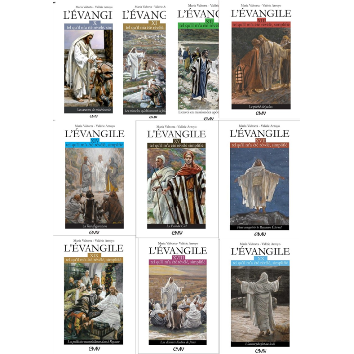 L'Évangile tel qu'il m'a été révélé simplifié - LOT des tomes 11 à 20