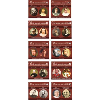 Vies de Saints et de convertis - la cinquième série des 10 CD (CD341 à CD350)