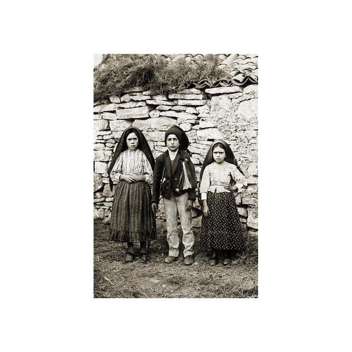 Image des trois bergers de Fatima - à l'unité