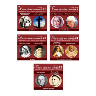 Vies de Saints et de convertis - la huitème série 5 CD (CD371 à CD375)