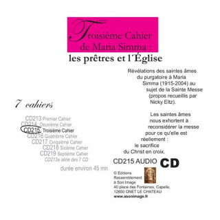 Troisième Cahier de Maria Simma : les prêtres et l'Eglise - livre audio