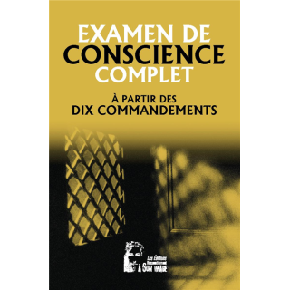 Examen de conscience complet à partir des Dix Commandements - lot de 3 livrets