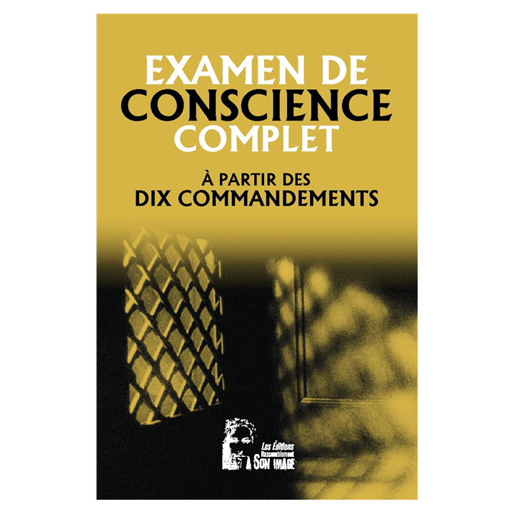 Examen de conscience complet à partir des Dix Commandements - lot de 50 livrets
