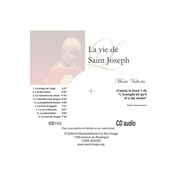 La vie de Saint Joseph - CD histoire contée