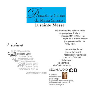 Deuxième Cahier de Maria Simma - la Sainte Messe - livre audio