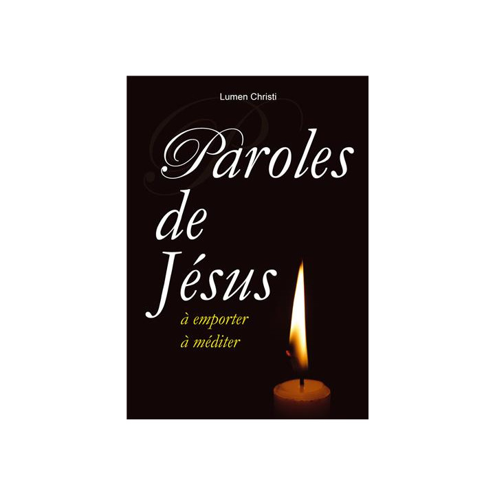 Paroles de Jésus - par lot de 20 exemplaires